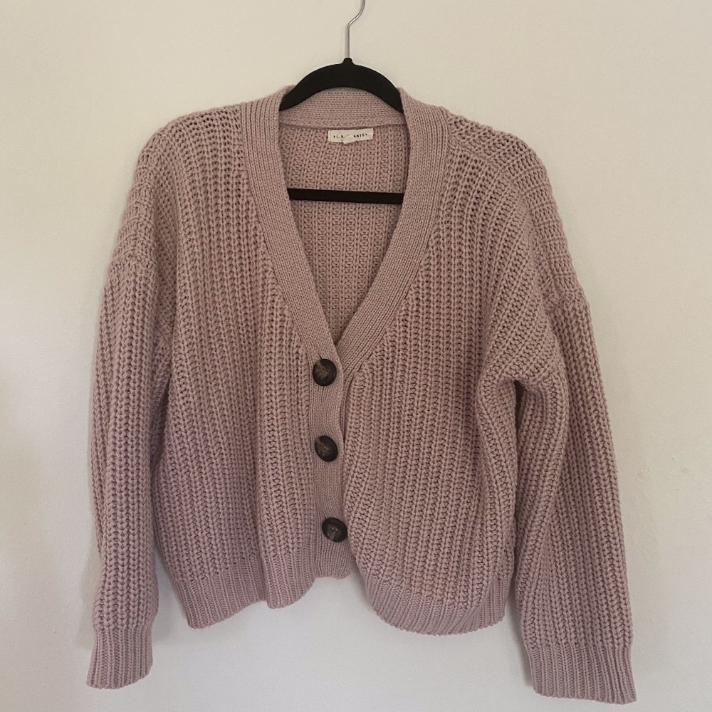 LA Hearts by PacSun Cropped Chunky Cardigan